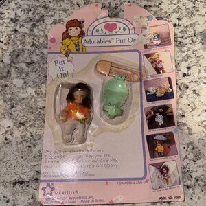 Vintage Meritus The Adorables Diaper Pin Clip On Doll #11050